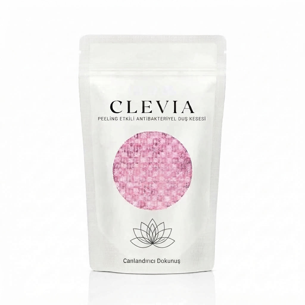 CLEVIA Peeling Etkili Antibakterial Duş Kesesi